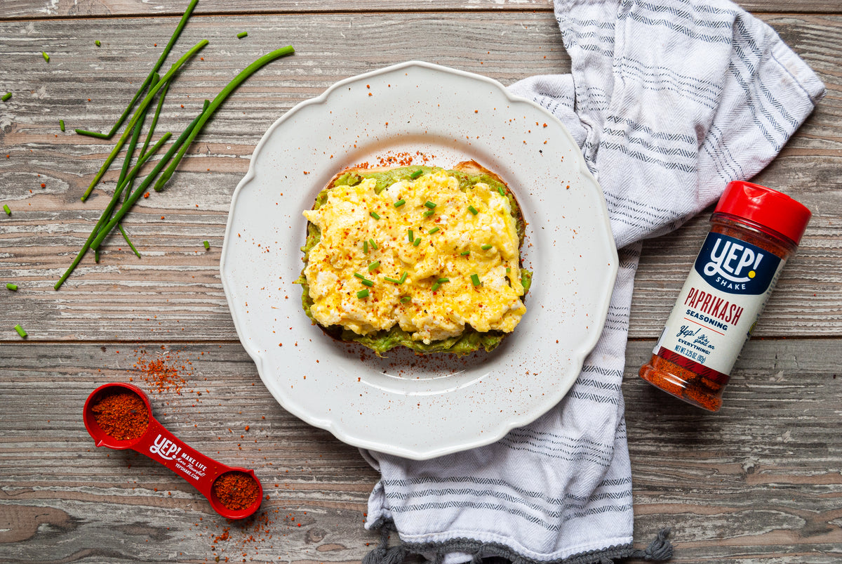 Yep! Paprikash Avocado Toast – Yep! Shake