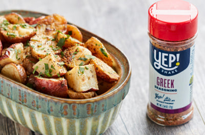 Yep! Greek Roasted Potatoes – Yep! Shake