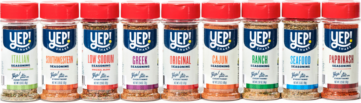 Yep! Shake Original - Low Sodium Seasoning: 4 oz - HPG - Promotional  Products Supplier